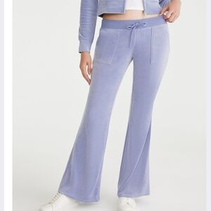 Rare And Unique Periwinkle Drawstring Flare Pants SMALL